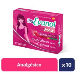 IBU EVANOL MAX X 10 CPSULAS