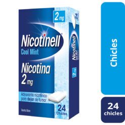 NICOTINELL COOL MINT 2 MG X 24 CHICLES