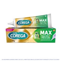 ULTRA COREGA MAX FIJACION+FRESCURA x 40gr