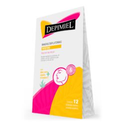 DEPIMIEL BANDAS DEPILATORIAS ROSTRO CLASICAS x 12 unidades
