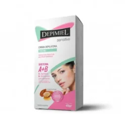 DEPIMIEL CREMA DEPILATORIA PARA EL ROSTRO (A+B) SENSITIVE x 45ml