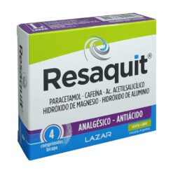 RESAQUIT ANALGESICO ANTIACIDO x 4 Comprimidos Bicapa