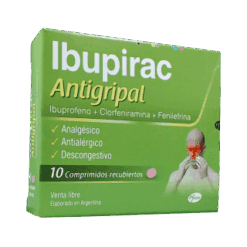 IBUPIRAC ANTIGRIPAL X10 COMPRIMIDOS