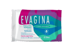 EVAGINA TOALIITAS HUMEDAS INTIMAS X 20 UNIDADES