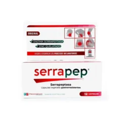 SERRAPEP X12 CAPASULAS VEGETALES GASTRORRESISTENTES