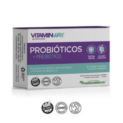 VITAMIN WAY Probióticos + Prebiótico x 30 Cápsulas