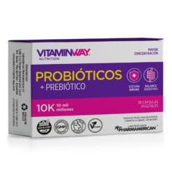 VITAMIN WAY  Probióticos + Prebiótico 10k Suplemento X 30 Capsulas