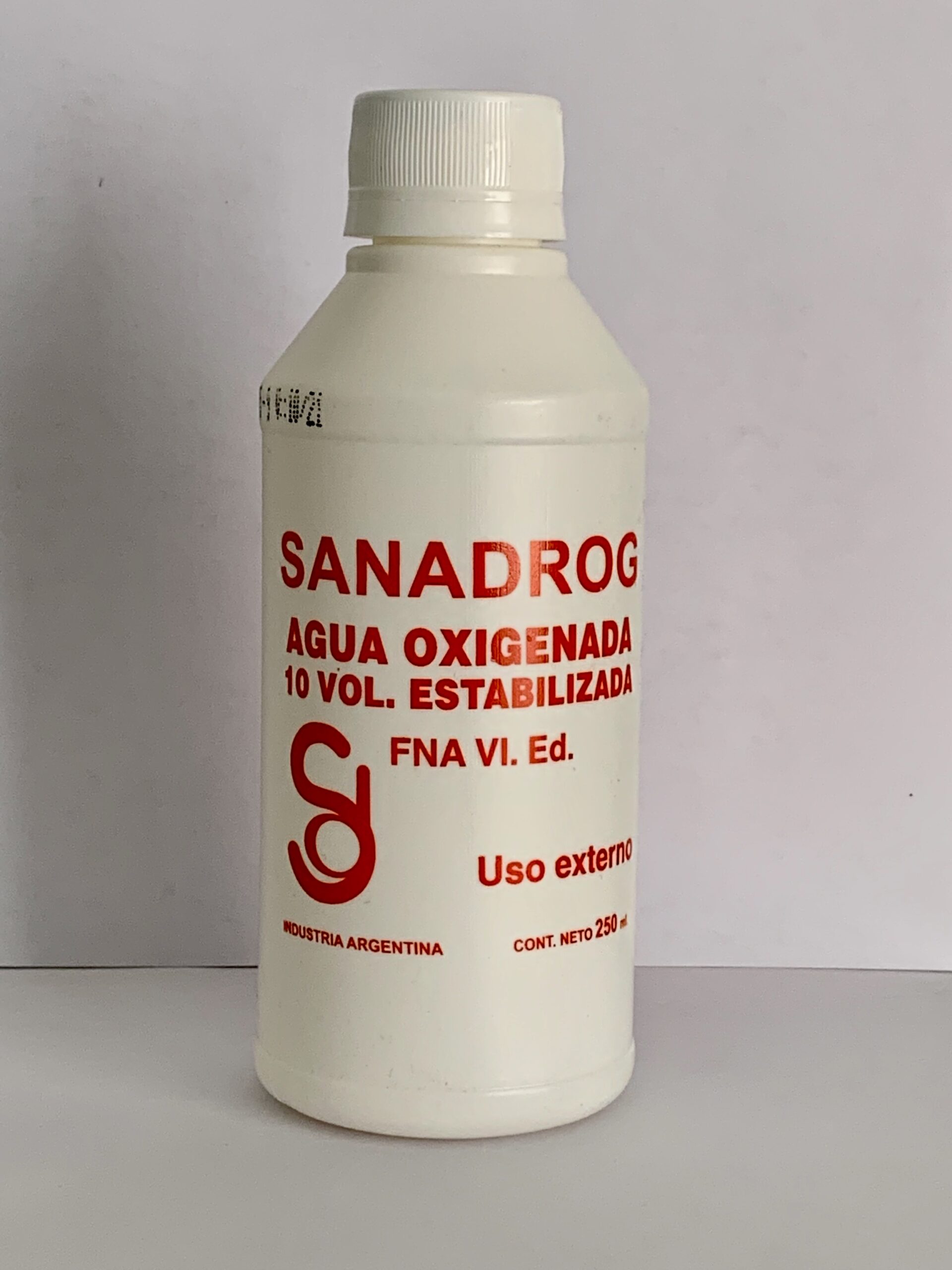 AGUA OXIGUENADA 10 VOLUMENES X 250 ML