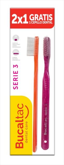 BUCAL TAC CEPILLO DENTAL SERIE 3 SOFT 2X1
