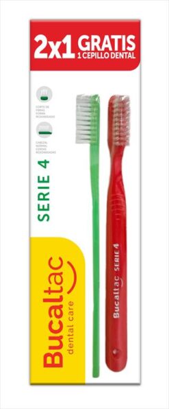 BUCAL TAC CEPILLO DENTAL SERIE 4 SOFT 2X1