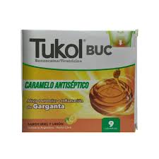 TUKOL BUC CARAMELO ANTISÉPTICO LIMÓN Y MIEL x9 unidades
