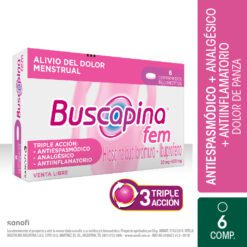 BUSCAPINA FEM X 6 COMPRIMIDOS