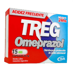 TREG Omeprazol 20MG x15 CAPSULAS