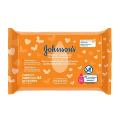 JOHNSON BABY TOALLITAS HÚMEDAS LIMPIEZA Y SUAVIDAD - 44 UNIDADES