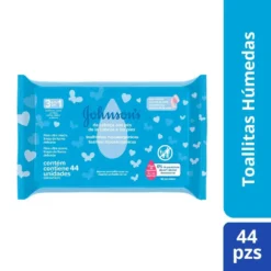 JOHNSON BABY TOALLITAS HÚMEDAS CABEZA A PIES - 44 UNIDADES