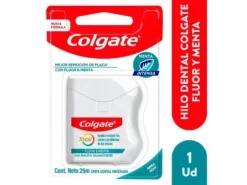COLGATE TOTAL FLUOR y MENTA Hilo Dental x 25mts