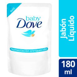 DOVE BABY JABÓN LÍQUIDO HUMECTACION ENRIQUECIDA REPUESTO x 180ml