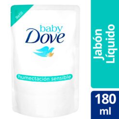 DOVE BABY JABON LIQUIDO HUMECTACION SENSIBLE REPUESTO x 180ml
