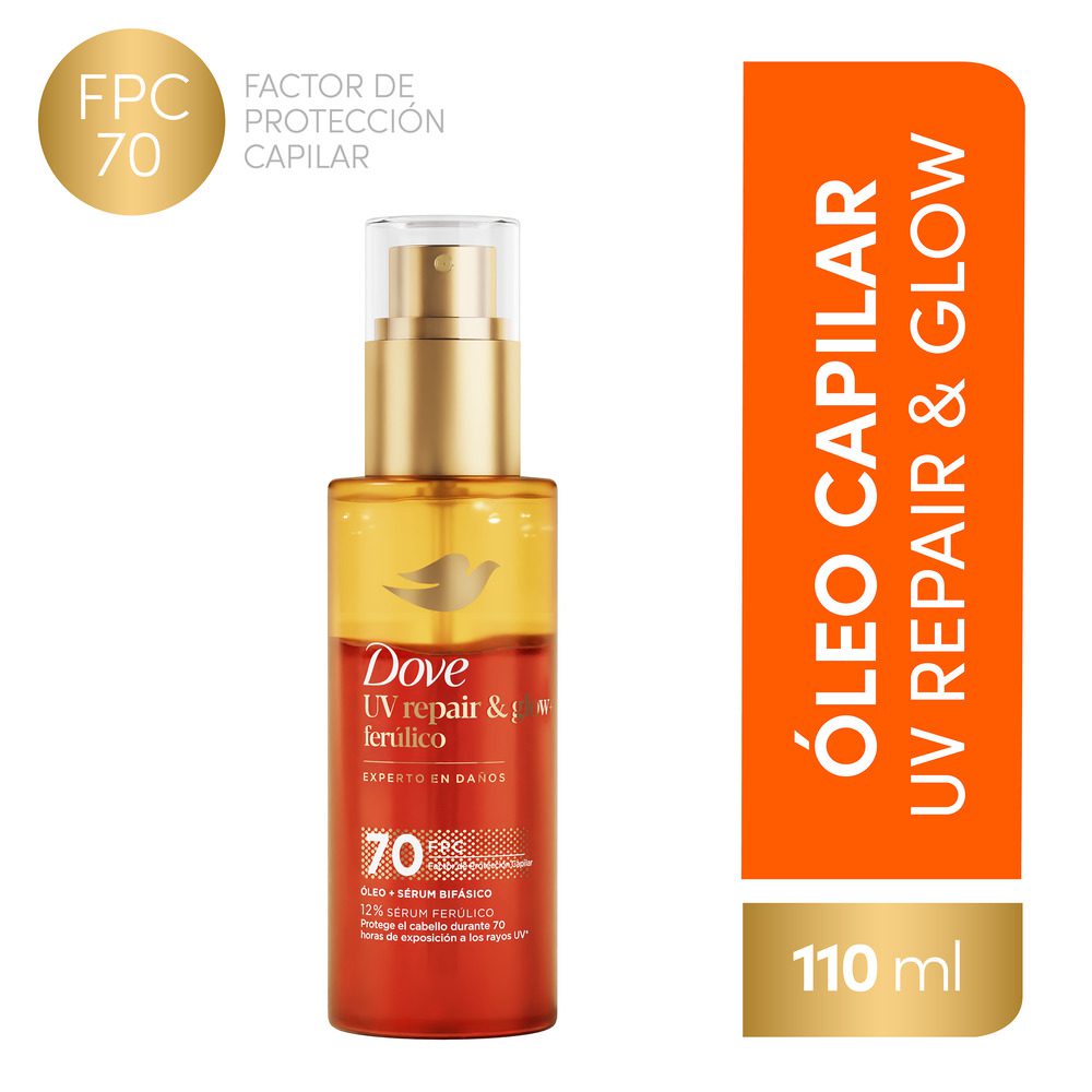 DOVE OLEO CAPILAR UV REPAIR & GLOW x 110ml