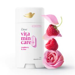 DOVE DESODORANTE EN BARRA VITAMIN CARE RASPERRY & ROSE x 74gr