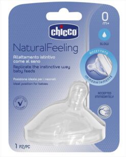CHICCO TETINA NAT.FEEL 0M+ FLUJO NORMAL X1