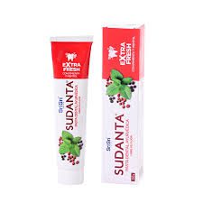 SUDANTA PASTA DENTAL AYURVEDICA EN GEL EXTRA FRESH x 50gr