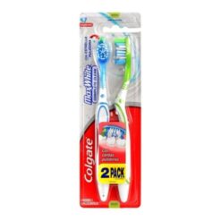 COLGATE CEPILLO MAX WHITE MEDIO x 2