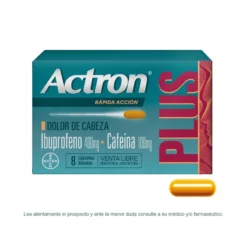 ACTRON PLUS RAPIDA ACCION  x 8 CAPSULAS BLANDAS