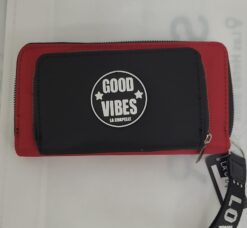 BILLETERA LA CHAPELLE ROJA Y NEGRA