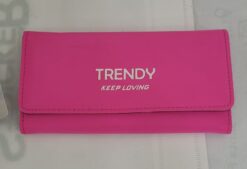 BILLETERA TENDY FUCSIA  TELA DE AVION