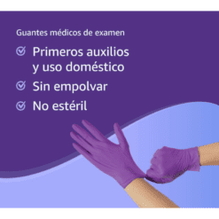 Alternative view of GUANTES DE NITRILO VIOLETA L X 100 UNIDADES