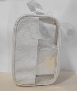 Alternative view of NECESSER CUERINA BLANCO CON AGARRADERA EN UN COSTADO