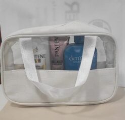 NECESSER CUERINA BLANCO CON MANIJAS GRANDE