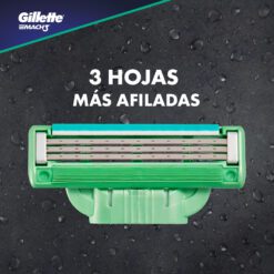 Alternative view of GILLETTE MACH3 SENSITIVE CARTUCHOS X 4 HOJAS DE AFEITAR