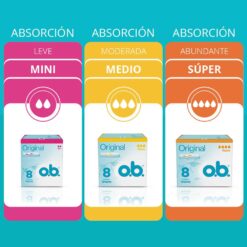 Alternative view of OB SIEMPRE LIBRE ORIGINAL TAMPONES SUPER X 8