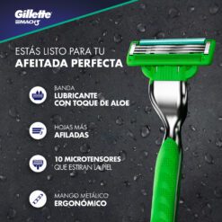 Alternative view of GILLETTE MACH3 SENSITIVE  SEN RAZON X 1 MAQ AFEITAR